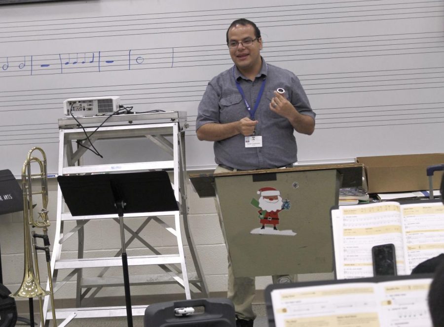 New Band Teacher Shares His Love for Music