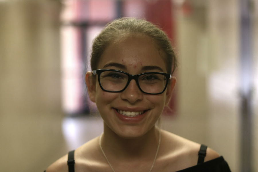 My most embarrassing moment was when I was in middle school we were playing in PE class. We were competing to grab the basketball to throw a basket but as soon as I caught the ball I slipped in front of everyone.” -Perla Busche, 10, said.