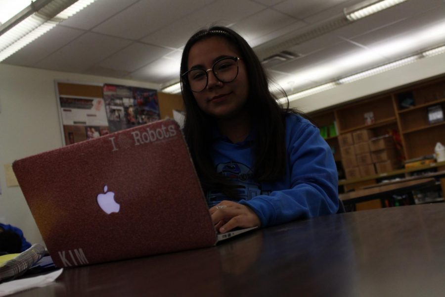 While submitting the essay, Kimberly Robledo, is happy beacuse she knows that she’s getting 100 for the assigment on Mr. Nail Class. She was ready to submit because she did it on time. “ I finish my work on time and am sure am getting a high grade for this essay”. Robledo said.