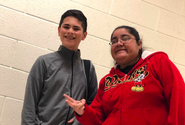Irving Rodriguez, 12th, and Ms. Rios